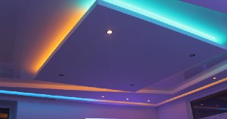 Натяжной потолок с подсветкой Кохма, цена от 2072 руб.